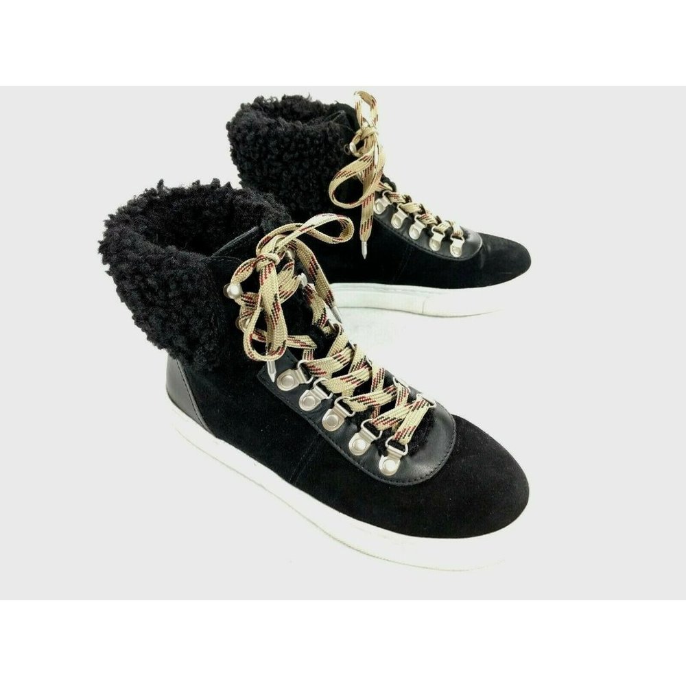 Sam Edelman Women's Luther Black Leather, Sz 6 M